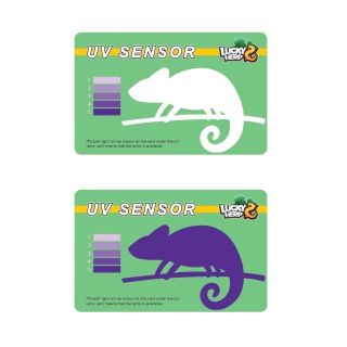 Lucky Herp UV-lambi test kaart