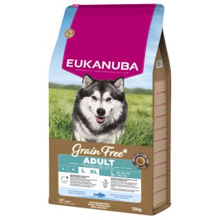 EUKANUBA Adult ookeanikalaga suurtele koertele teraviljavaba 12 kg
