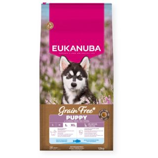 EUKANUBA Puppy ookeanikalaga suurtele koertele teraviljavaba 12 kg