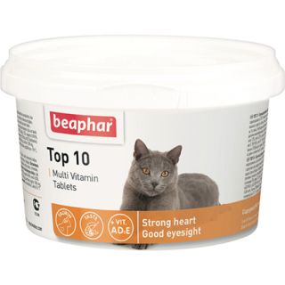 Beaphar Top 10 Multivitamiin kassidele N180