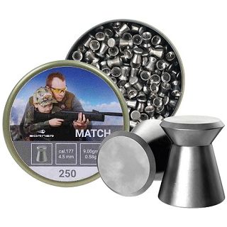 Borner kuulid "Match" cal. 4,5mm 0,58g (250 tk)