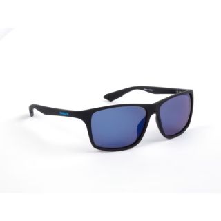 Päikeseprillid Technium Matte Black & Blue Mirror