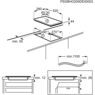 Integreeritav pliidiplaat AEG IKB32300CB
