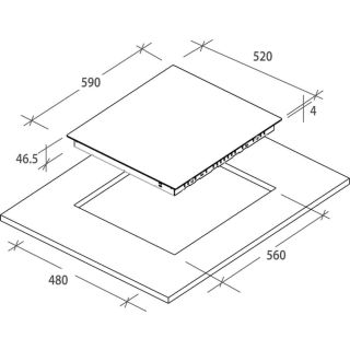 Keraamiline pliit Candy CH64CCW