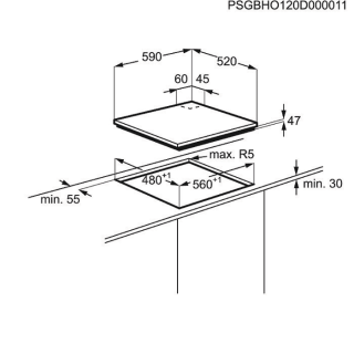 Gaasipliidiplaat Electrolux EGT6242NVK