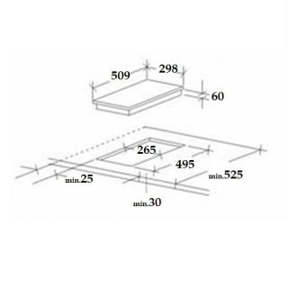 Gaasipliidiplaat Schlosser PGH32GCFFD