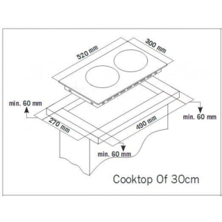 Gaasipliidiplaat Schlosser THG315CFWFFD