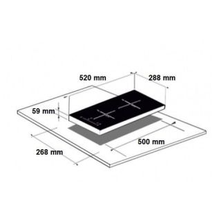 Integreeritav pliidiplaat Schosser BT352-5