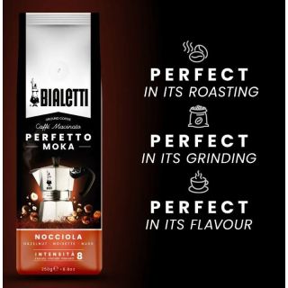 Jahvatatud kohv Bialetti PERFETTO MOKA HAZELNUT 250g 096080515