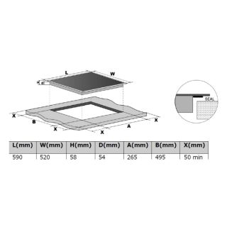 Induktsioonplaat Kluge KPI6023BB