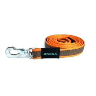 Onega Kummeeritud Jalutusrihm Koerale, Oranž (BGB-karabiiniga) 20mm x 2m