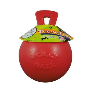 Jolly Tug-n-Toss Mänguasi Koerale, Punane M (15 cm)