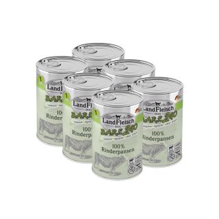 Landfleisch BARF2GO Koerakonserv 100% Veise Magu (Rinderpansen) 400g x 6tk