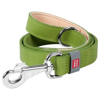 WAUDOG Classic Nahast Jalutusrihm, Roheline 20mm x 122cm