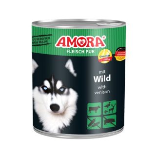 Amora Wild Koerakonserv (Veise- ja Hirvelihaga) 800g