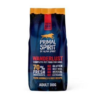 Primal Spirit 70% Wanderlust Koeratoit (Kana ja Kala) 12kg