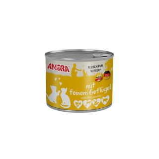 Amora Kassipojakonserv Linnu- ja Veiselihaga (Geflügel) 200g