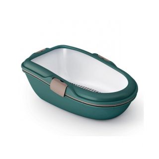 Stefanplast Sõelutav Liivakast Kassile "Furba Chic Maxi" Roheline 69,5x47x26cm