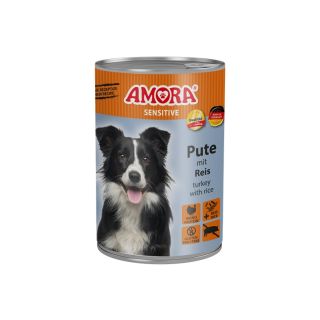 AMORA Sensitive Turkey & Rice Koerakonserv (Kalkun ja Riis) 400g