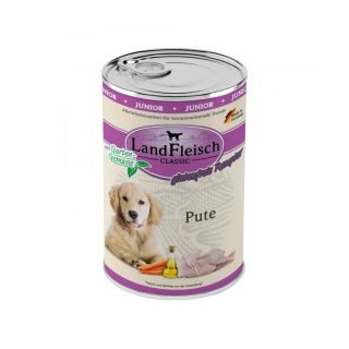 Landfleisch Dog Classic Junior Kutsikakonserv Kalkunilihaga (Pute) 400g