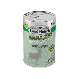 Landfleisch Dog BARF2GO Exklusiv Koerakonserv 100% Ulukilihaga (Wild) 400g