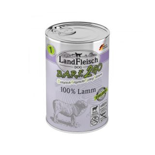 Landfleisch Dog BARF2GO Exklusiv Koerakonserv 100% Lambalihaga (Lamm) 400g
