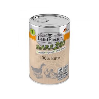 Landfleisch Dog BARF2GO Koerakonserv 100% Pardilihaga (Ente) 400g