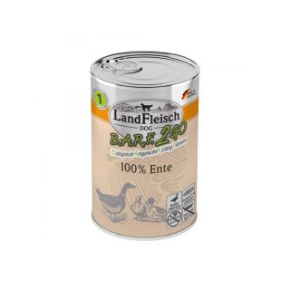 Landfleisch Dog BARF2GO Koerakonserv 100% Pardilihaga (Ente) 400g