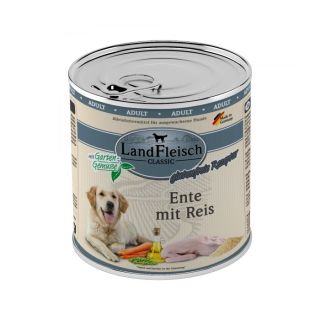 Landfleisch Dog Classic Koerakonserv Pardilihaga ja Riisiga (Ente mit Reis) 800g