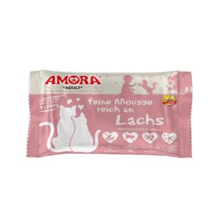 Amora Feine Mousse - lõhevahuga kassieine 4x100g