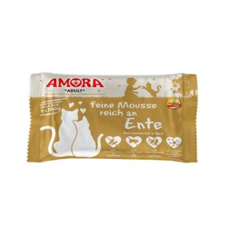 Amora Feine Mousse - pardivahuga kassieine 4x100g