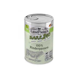 Landfleisch Dog BARF2GO Exklusiv Koerakonserv 100% Veise Magu (Rinderpansen) 400g