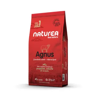 Naturea Naturals Grasslands Lamb Agnus kvaliteetne sööt täiskasvanud koertele (41% lambalihaga) 12kg