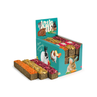 Little One Stick from meadow grasses with topping, assorted (carrot, marigold, rose), 85 g