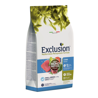 EXCLUSION MED. NOBLE GRAIN ADULT TUNA SMALL BREED 7kg