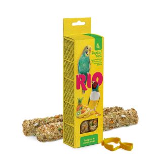 Mealberry Troopiliste puuviljadega RIO Pulgad viirpapagoidele ja eksootilistele lindudele 2x40 g