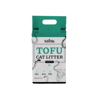 SABA rohelise tee lõhnaline tofu kassiliiv 6L