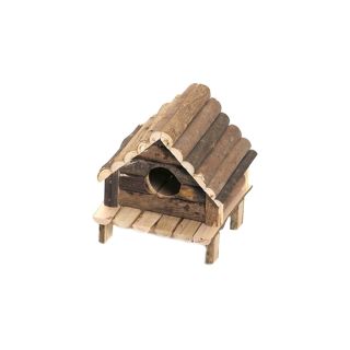 Flamingo näriliste puidust maja 14x12x13cm