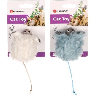 Flamingo Rizzo kassimänguasi naistenõgesega 15cm (assortii)