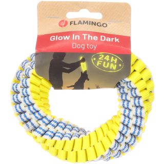 Flamingo Glowa helendav lelu koerale S 13x3,5cm