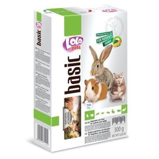 LoLo Pets Foody täiendsööt närilistele köögiviljadega 300g