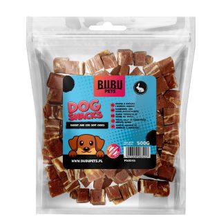 Bubu Pets koeramaius küüliku- ja tursakuubikud 500g
