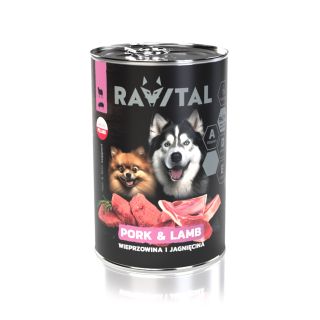 Ravital Pork & Lamb konserv koerale 400g