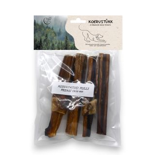 Koerustükk kuivatatud pulli peenis koerale 15cm 4tk