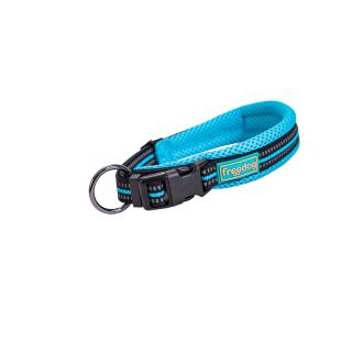 Freedog Soft-Sport türkiissinine nailonist kaelarihm 15mm x 35/50cm