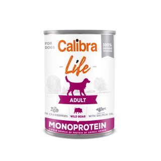 Calibra Life Adult Wild boar with Cranberries konserv koertele 400g