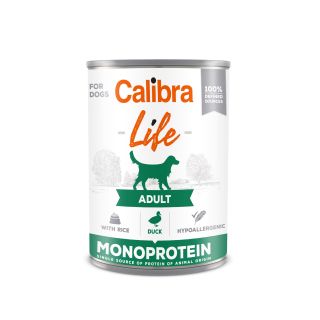 Calibra Life Adult Duck with Rice konserv koertele 400g
