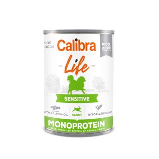 Calibra Life Sensitive Rabbit konserv koertele 400g