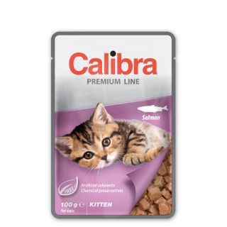 Calibra Premium Kitten Salmon märgtoit kassipoegadele 100g