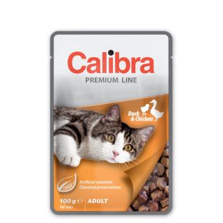 Calibra Premium Duck & Chicken märgtoit kassidele 100g